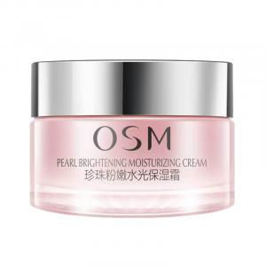 OSM Крем увлажняющий Pearl Soft Pink Dewy Moisturizing Cream увлажняет и питает 50г/50г*2