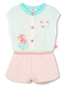 Billieblush комбинезон с принтом, синий