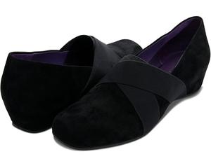 Туфли на плоской подошве Vaneli Maiya, черный замшевый