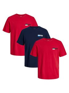 Рубашка JACK & JONES Corp, Mottled Red