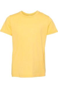 Футболка молодежная BELLA + CANVAS CVC Jersey, цвет heather yellow gold