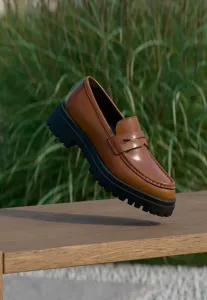 Кожаные слипоны Anna Field, Cognac