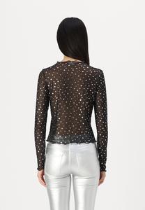 Топ с длинными рукавами NMSTAR Noisy May, черный