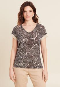 Футболка с принтом MIT KURZEN ÄRMELN Breal, черный