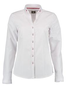 Традиционная блузка Огози белого и ярко-красного цветов OS-Trachten