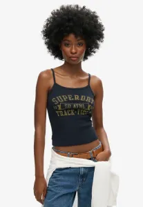 Спортивный топ с графическим принтом в стиле колледжа Superdry & Co, Eclipse Navy