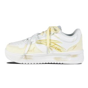 ANTA Расслабленные нескользящие, устойчивые к истиранию, легкие низкие кроссовки для скейтбординга unisex beige yellow
