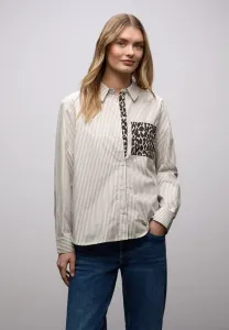 Блузка с застежкой на пуговицы gestreifte Street One, Braun