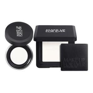 Пудра Light Mist рассыпчатая для макияжа, набор для долговременного выравнивания тона кожи 8.5g+10g MAKE UP FOR EVER