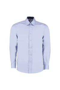 Контрастная оксфордская рубашка премиум-класса Kustom Kit, синий