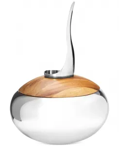 Ведерко для льда Nambe Scoop с лопаткой, серебряный