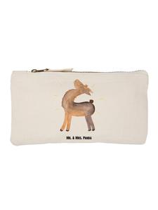 Mr. & Mrs. Panda Белый пенал с изображением ламы, без слогана