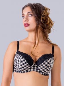 Бюстгальтер с косточками Valea, черный