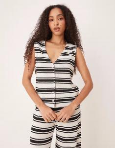 Топ свободного кроя из трикотажного однотонного полотна Asos Design