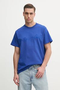 Хлопковая футболка G-Star, синий