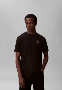 Классические мини-футболки с монологом (2 шт.) Calvin Klein Jeans, Black/Bright White