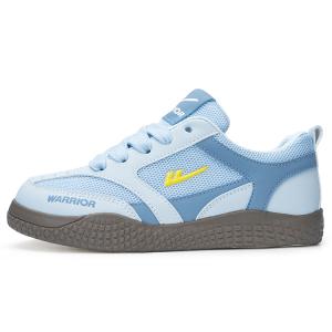 WARRIOR Женские устойчивые к истиранию нескользящие низкие скейтбордские кроссовки Light Blue Blue, цвет Light Blue Blue