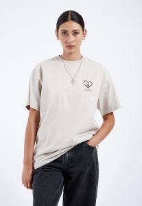 Футболка Dr.Denim TROOPER , Silver Lining Peace Heart/Off-White