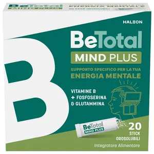 Be-Total Mind Plus 20 пакетиков Добавка Витамин B Фосфосерин Глутамин Умственная усталость