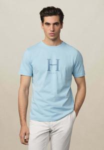 Футболка с принтом HERITAGE H TEE Hackett London, синий
