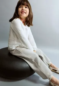 Джинсы прямого кроя для малышей Mango Kids, Grey