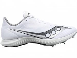 SAUCONY Мужские спортивные кроссовки Velocity MP белого/серебристого цвета