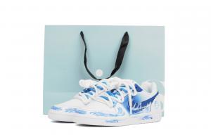 Nike Ударопрочные, износостойкие, сбалансированные низкие кроссовки для скейтбординга EBERNON, цвет унисекс, белый, синий