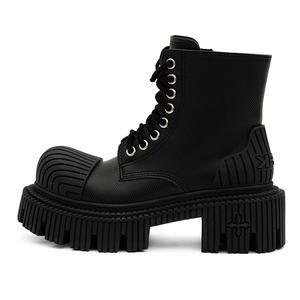 SMFK Короткие женские ботинки Martin, графитово-черные