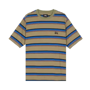 Свитер Stussy Harbour Stripe Crew, Olive