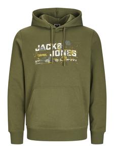 Толстовка с капюшоном Jack & Jones, зеленый