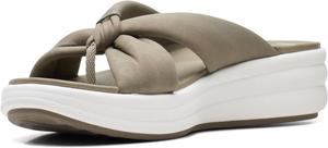 Женские сандалии Clarks Drift AveWedge, оливковый