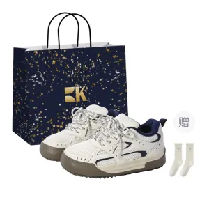 Boldi Kuki Женские противоскользящие износостойкие низкие скейтерские кеды Silver, цвет Silver