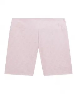 Брюки-шорты велосипедные Big Girl с принтом GUESS, розовый