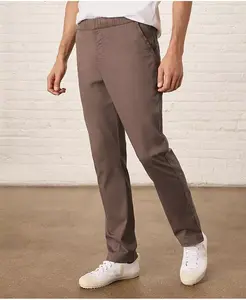 Мужские повседневные брюки из органического хлопка средней плотности - длина по внутреннему шву 34" Pact, коричневый