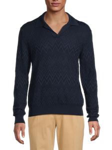 Поло с воротником-стойкой Джонни M Missoni, синий