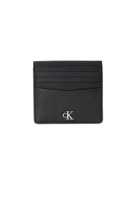 Картхолдер мужской Calvin Klein кожаный, черный