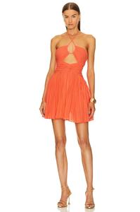 Платье мини Michael Costello x REVOLVE Jiya, цвет Bright Coral