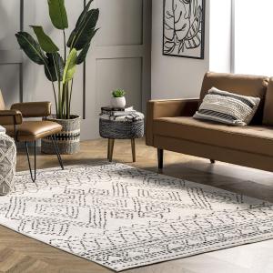 Ковер nuLOOM, 153 x 244 см, Olivia Transitional Moroccan, Beige