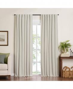 Штора Harrow Solid Blackout Window Curtain Panel Elrene Home Fashions, Natural, 52x108