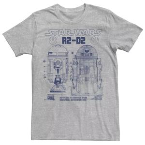 Мужская футболка с рисунком дроида-астромеханика R2-D2 Star Wars
