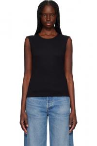 Черная футболка с рубчиком CDLP