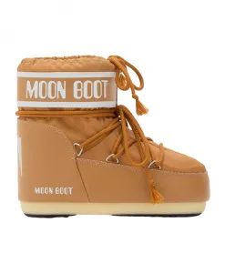 Оранжевые нейлоновые ботильоны на шнуровке Moon Boot, коричневый