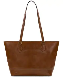 Сумка-тоут Meka Extra Large Leather Tote Patricia Nash, коричневый