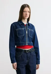 Укороченная джинсовая куртка на молнии Tommy Jeans, Denim Dark