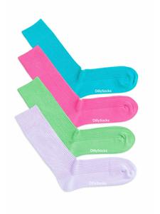 Носки DillySocks 4er Pack Premium Ribbed Collection, цвет shiny turquoise