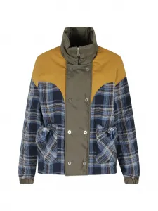 Куртка с длинными рукавами и воротником-стойкой MARBELL, синий