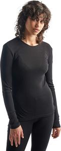 Женская повседневная термофутболка Icebreaker 175 с длинным рукавом и круглым вырезом для холодной погоды Icebreaker Merino, Black