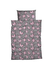 Постельное белье Menga черного цвета Traumschlaf, 135 x 200 + 80 x 80 см