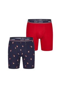 Длинные боксерские рождественские трусы-боксеры Happy Shorts, цвет gingerbread men