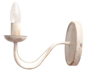 Настенный светильник Helam Malbo, белый - металл - 15 х 15 х 26 см